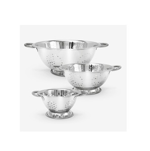 Kitchen Top Decorative Stainless Steel <b>Colander</b> Bowl Manufacturer And Exporter New Design Metal <b>Colander</b> Bowl Manufacturer 2025 - Product Image 5