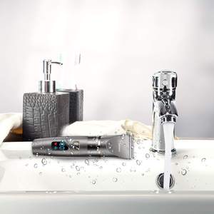 Tondeuse à cheveux professionnelle sans fil USB pour hommes, en acier inoxydable, pour tondeuse et rasoir, kit de coupe de cheveux étanche et de précision - Product Image 3