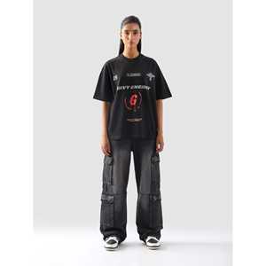 GRVY Jersey 100% Algodón Lavado con Energía, Transpirable, 300gsm, Logotipo Sólido Impreso en Serigrafía - Product Image 1