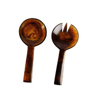 Cucharas de cuerno de búfalo hechas a mano, pulido de espejo, mango largo, utensilios de cocina Premium para condimentar azúcar | Calidad de exportación al por mayor - Product Image 1