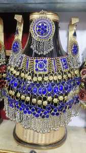 2025 Antique Afghani bijoux pour femmes à la main Afghan Kuchi Style traditionnel Vintage boucles d'oreilles collier ensembles de bijoux pour les femmes - Product Image 3