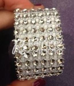 Anillo para servilletas con diamantes de imitación, hecho en la India, refractex, calidad, precio bajo - Product Image 2
