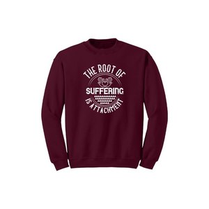 Sweat-shirt en mélange de coton avec des thèmes de bouddha imprimés Style décontracté 12 options de couleur 260-280 Placement de conception personnalisable GSM lourd - Product Image 6