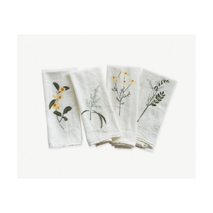 Servilletas de Algodón de Lujo de 18x18 Pulgadas y 320 Hilos con Diseño Floral Personalizado, Ideales para Cadenas de Restaurantes Premium y Exportadores - Product Image 6