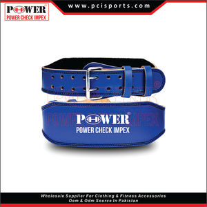 4 Inches Fine Leather Luxury Training <b>Belt</b> for Weight Lifting Genuine Leather <b>Belts</b> From Pakistan - Product Image 6