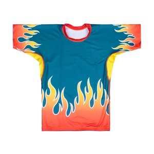 High Quality Short Sleeve Men Swimming <b>Surfing</b> Rash Guard Black White Compression Tops Wholesales Men T Shirt MMA Rashguard - Product Image 1