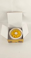 Lilin Parafin Beraroma dalam Stoples Kaca Bergaris dengan Label Merek Kustom Buatan Tangan Aromaterapi Natal Paskah Grosir India