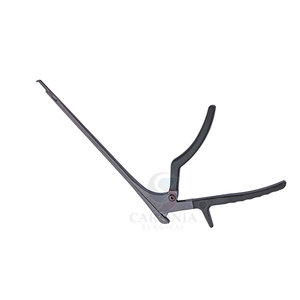 Curette Kerrison manuelle sur mesure de 18 cm, 90 degrés, 2 mm, en acier inoxydable noir, certifiée CE, fabrication pakistanaise, vente chaude - Product Image 4