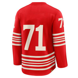 Camisetas de Hockey sobre Hielo Personalizadas al por Mayor para Hombre, de Alta Calidad, 100% Poliéster, Impresión Digital, Transpirables, Cómodas, Ropa Deportiva para Adultos - Product Image 2