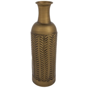 Best Selling QAMAR OVERSEAS Iron Metal <b>Gold</b> Finish Modern Design Floor <b>Vase</b> for Wedding and Home Decor Made in Uttar Pradesh - Product Image 4