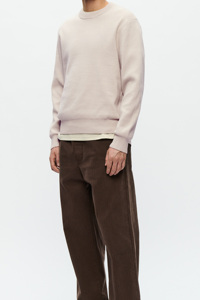 Pull en maille léger à poignets élastiques de luxe essentiel pour homme, coupe décontractée confortable, vêtement chaud pour tous les jours, pull pour homme - Product Image 2