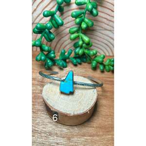 Donovan Skeets Kingman Turquoise & Sterling Silver Fashion Cuff Bracelet - Product Image 6