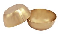 Tazón de Helado de Bronce con Tapa, Diseño Moderno y Lujoso para Fiestas, Hoteles, Restaurantes y Hogares