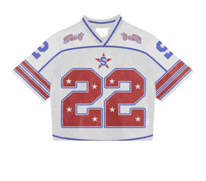 Camiseta personalizada con estampado de sublimación de malla profesional, ropa de calle, camiseta de fútbol personalizada, OEM camiseta de fútbol, camiseta cuadrada de fútbol - Product Image 6