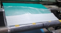 Tapis de table ESD en caoutchouc naturel/synthétique, épaisseur 2 mm, longueur 10 m, couleurs vert/gris/bleu, résistivité de surface 10e7-9 Ohm, sans mauvaise odeur