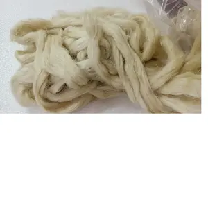 natural tussah silk sliver made from 100% tussah silk cocoons ideal for textile spinners and weavers suitable for resale