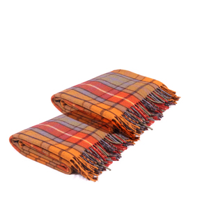 ผ้าห่มขนสัตว์โบราณของ Buchanan ผ้าอุ่นผ้านุ่มทอหรูหรา - Product Image 4