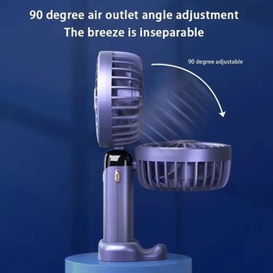 Refroidisseur d'air électrique N15, 5 vitesses, ventilateur turbo pliable à 90°, écran LED, double batterie au lithium, fabrication OEM personnalisée - Product Image 5