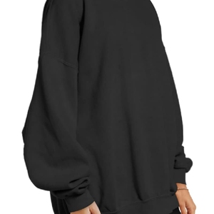 Sweat à capuche court en coton avec logo brodé sur le devant, style streetwear tendance, vêtements pour femmes personnalisés pour l'hiver - Product Image 6