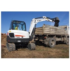 Excellente pelle hydraulique Bobcat E60 prête à l'emploi avec historique d'entretien, siège à dossier haut et kit radio inclus - Product Image 4