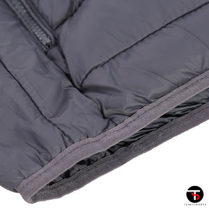 เสื้อกั๊กขนเป็ดแขนกุดสำหรับผู้ชายเสื้อโค้ทแบบระบายอากาศได้และกันลมสำหรับใส่ด้านนอกโลโก้ตามสั่ง - Product Image 6