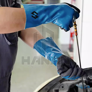 Gants en latex résistants à l'huile acide et aux produits chimiques de haute qualité Gants de sécurité pour l'industrie domestique et le travail - Product Image 6