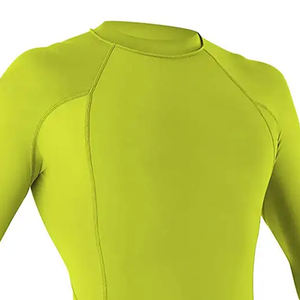 ชุดป้องกันผื่นแขนยาวสำหรับผู้ชายชุดใส่เล่นฟิตเนสสีพื้น - Product Image 3