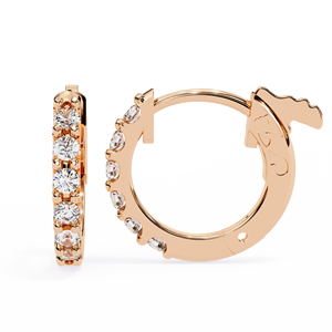 Pendientes de Aro de Aleación con Diamantes Cultivados en Laboratorio, Diseño Moderno, Estilo Vintage, Certificados por IGI, Directo de Fábrica - Product Image 2