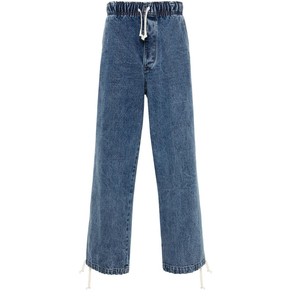 2025 nouveauté Vintage personnalisé Slim Fit hommes Denim pantalon 100% coton ceinture élastique décontracté empilé pantalons de survêtement en gros - Product Image 2