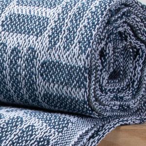 ผ้าห่มทอมือคุณภาพสูงจากผ้าฝ้ายแท้ ลายเรียบง่ายสวยงาม น้ำหนักเบา เหมาะสำหรับฤดูร้อนและงานแต่งงาน - Product Image 2