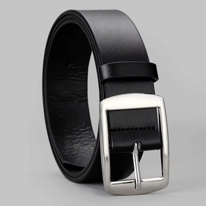 เข็มขัดหนังแท้หัวเข็มขัดสำหรับนักธุรกิจชาย - Product Image 1