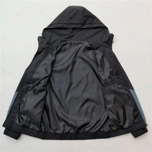 Veste coupe-vent en toile matelassée brillante pour homme 2025, col montant, logo sur le devant, manteau d'hiver personnalisé - Product Image 3