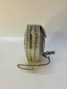 VLemon Unique <b>Yellow</b> Lemon Glass Beaded Clutch <b>Purse</b> with Customized Color for Summer Vacation and Assortments by MS Handicraft - Product Image 3