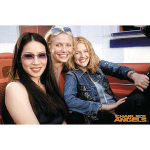 Carte de vœux 3D Charlie's Angels, impression numérique, papier, motif floral, pour anniversaire, fête des mères, souvenir - Product Image 1