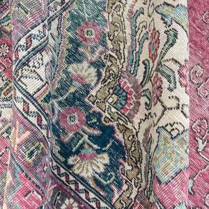 Tapis turc vintage surdimensionné 8,9x11,9 pieds, tapis oriental rouge en laine - Product Image 5