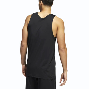 Camiseta sin mangas de algodón de secado rápido para hombre al por mayor - Product Image 3