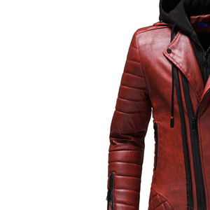 Veste en cuir véritable de qualité supérieure avec un design élégant coutures durables coupe confortable. pour une tenue décontractée ou formelle taille XS - Product Image 3