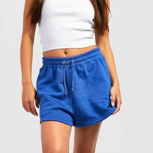 Pantalones cortos deportivos para correr para mujer, ropa deportiva ligera con cintura con cordón - Product Image 1
