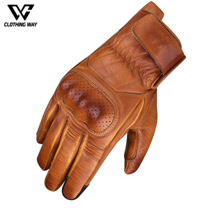 Gants de moto en cuir véritable pour homme, vente en gros, personnalisés, pour l'hiver, pour la conduite à moto, vente chaude - Product Image 3