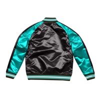 Chaqueta Varsity de Béisbol de Satén para Hombre de Alta Calidad, Personalizada, Tallas Grandes, Resistente al Viento, Transpirable, de Poliéster, para Invierno