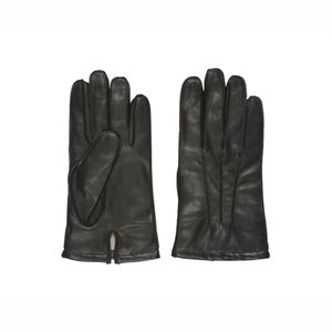 Gants en cuir d'agneau chocolat pour hommes - Product Image 3