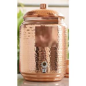 Heavy Duty Pure Copper <b>Water</b> <b>Dispenser</b> with Anti Leak Lid & Smooth Flow Tap for Daily Home <b>Office</b> & Outdoor Use for Bulk Export - Product Image 1