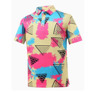 Polos de sublimación completa cómodos para hombre de poliéster 100% de alta calidad al por mayor - Product Image 2