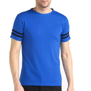 Chemise unie pour homme, nouvelle collection, coupe ajustée, style hip-hop, t-shirts simples pour homme, vente chaude - Product Image 1