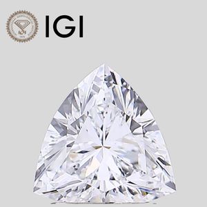 Diamante de Laboratorio Trillion de 1 Quilate, Corte Trillion, Claridad VVS2, Certificado IGI - Product Image 1