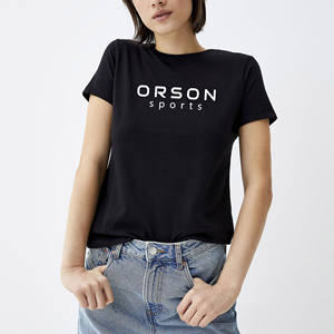 Vente flash d'été, t-shirt court éco-responsable de haute qualité pour femmes, coupe ajustée décontractée, tissu jersey respirant, imprimé anti-UV, personnalisable - Product Image 1