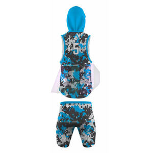 Conjunto de Uniforme de Compresión 7v7 de Primera Calidad, Personalizado con Número y Nombre, Hecho con Material Transpirable y Absorbente de Sudor, Duradero - Product Image 3