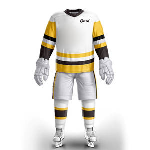 Uniforme de hockey sur glace fabriqué en polyester de marque de distributeur uniforme de hockey sur glace léger le plus vendu - Product Image 1