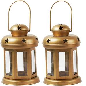 Venta al por mayor de candelabro de cristal dorado farolillos colgantes de mesa farolillos decorativos para el hogar por fabricante exportador - Product Image 3