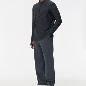 Men's Thickened Casual Autumn Eco-Friendly Breathable Waterproof Multi-Pocket Sweatpants Solid Zipper Fly Mid Waist <b>Canvas</b> Flat - Product Image 5